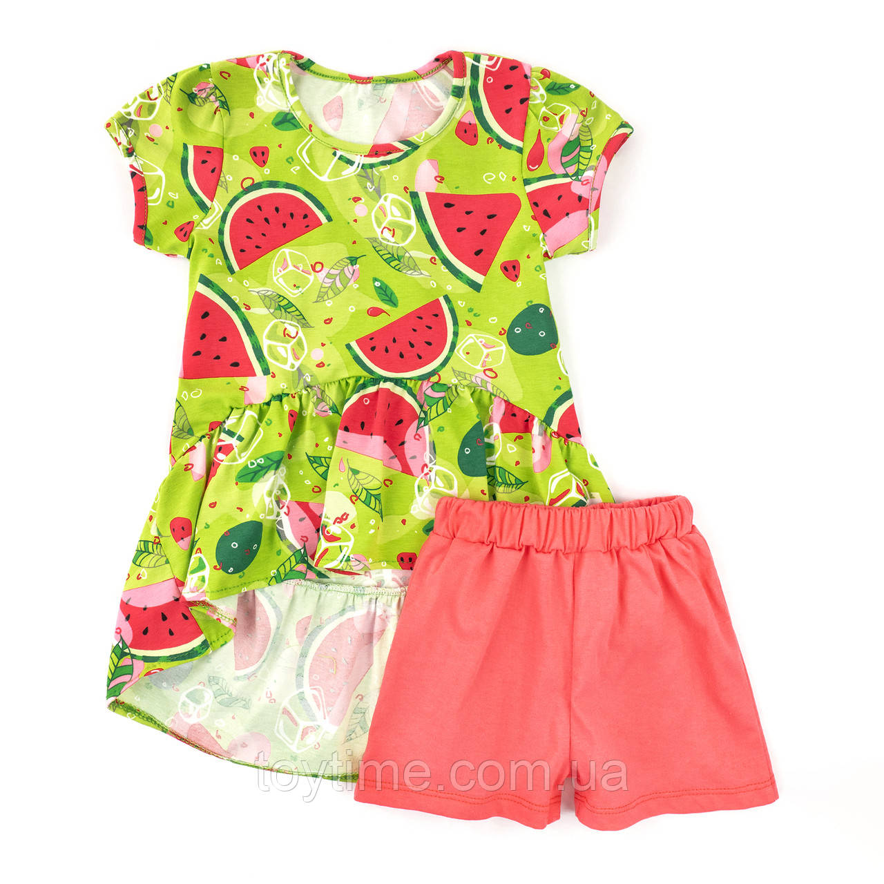 Туніка з асиметричним подолом та шорти SummerTime, фото 1