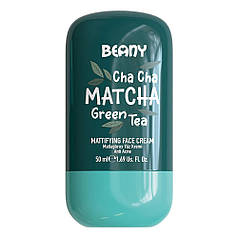 Матуючий крем для обличчя "Матча" Beany, 50 мл