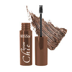 Кремова туш для брів MISS2M 03 Bitter Chocolate, 4 мл