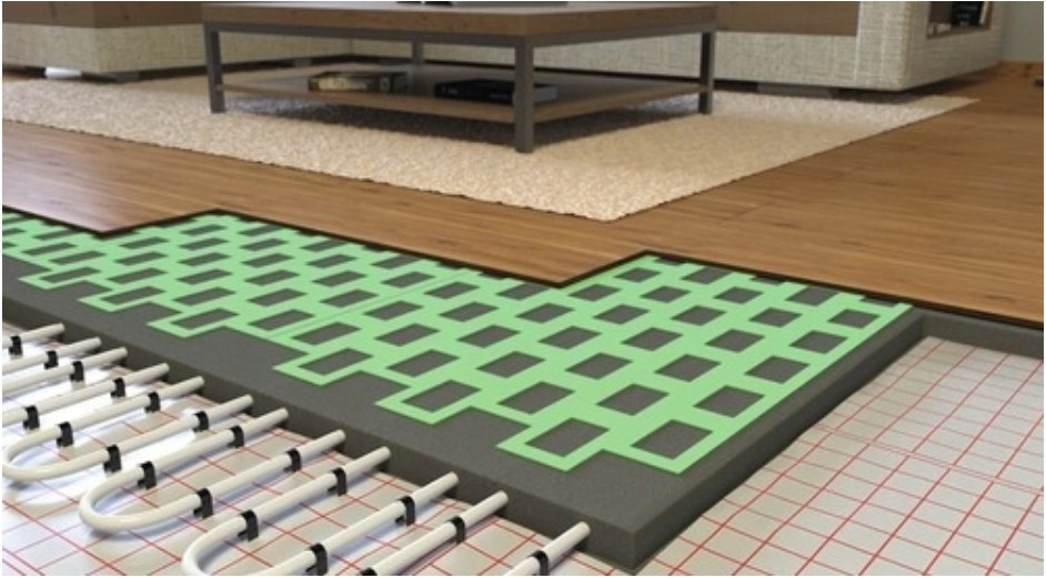 Підкладка Thermo Base 2.5 мм під теплу підлогу зелена у, фото 1