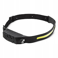 Ліхтар налобний Mountain Goat LED 350 lm акумуляторний, з бічним світлом Black (P-5907739318305)