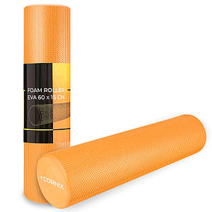 Масажний ролик Cornix EVA+ 60 x 15 см (валик, ролер) XR-0307 Orange