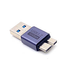 Перехідник USB 3.2 (тато) — micro BM (тато)