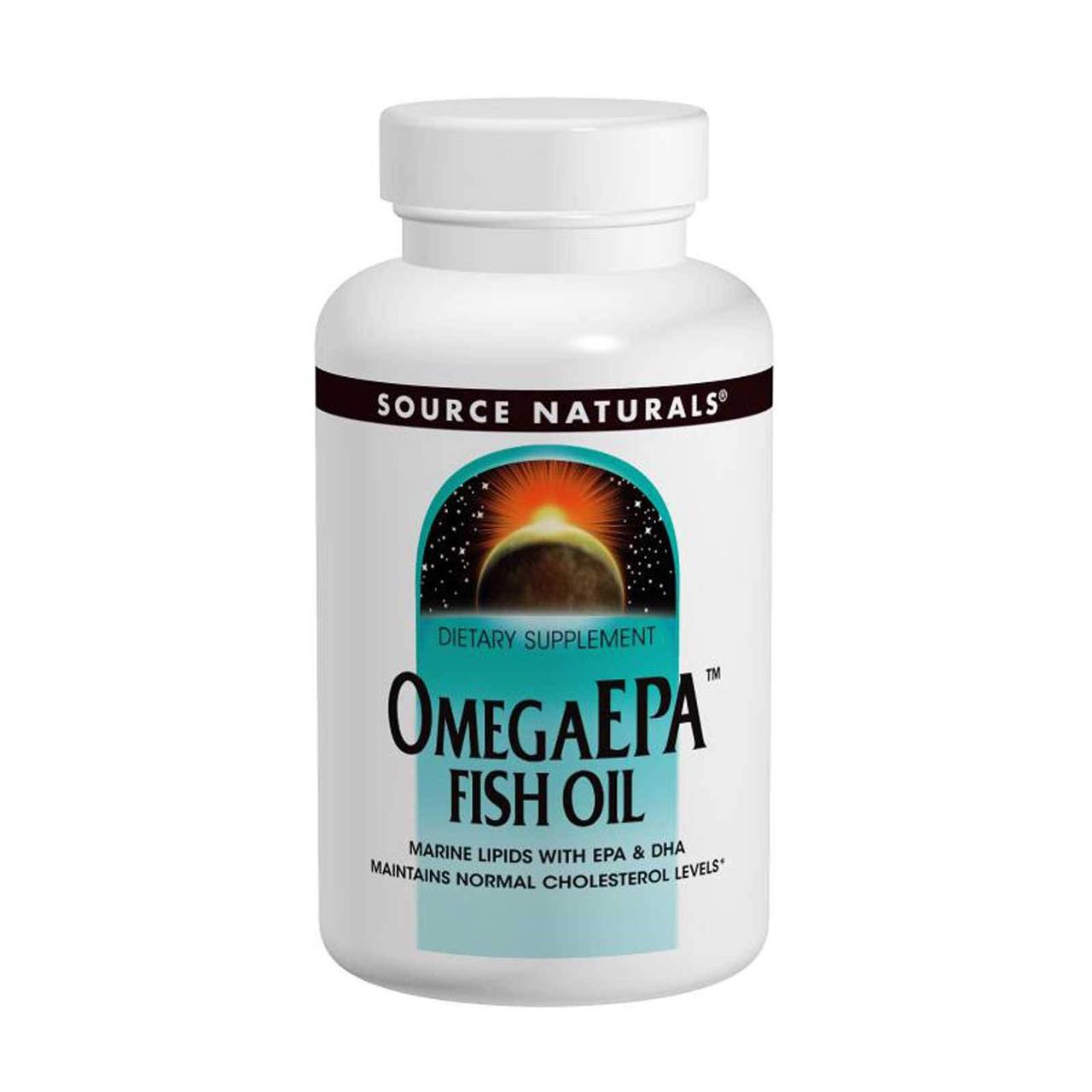 Риб'ячий жир Омега-3, Omegaepa Fish Oil, Source Naturals, 1000 мг, 100 капсул, фото 1