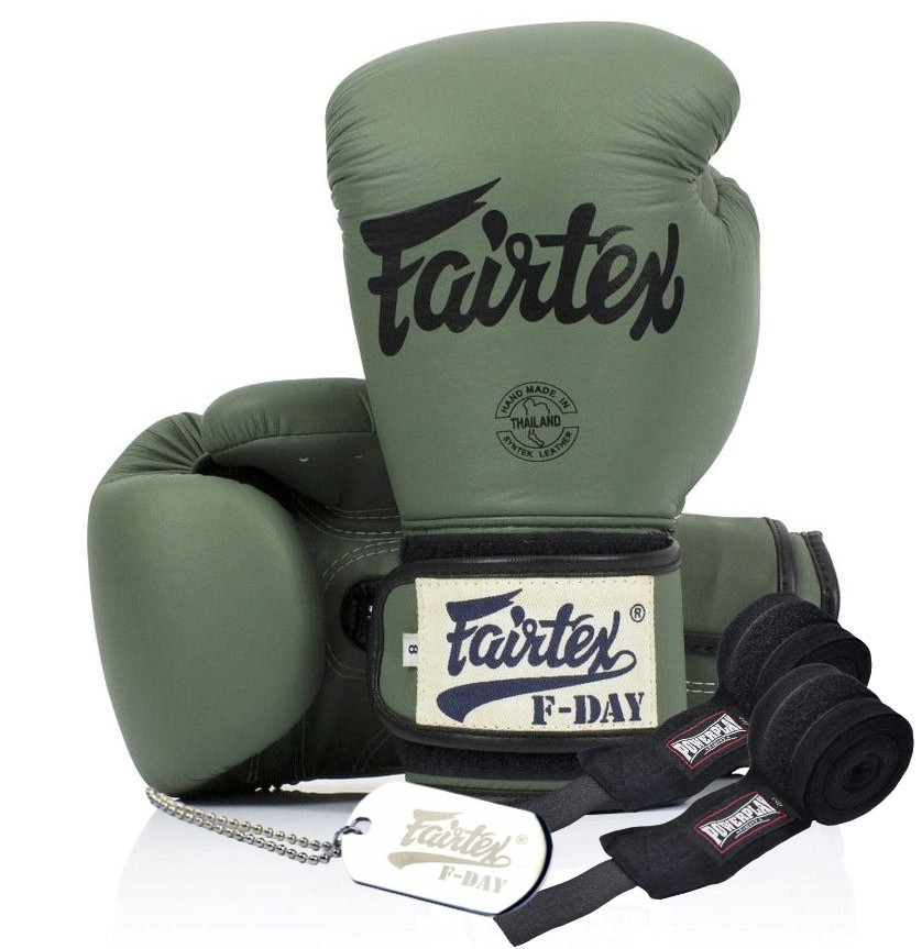 Боксерські рукавиці Fairtex BGV11, Зелені, 12 унцій (340г.) для спортсменів 60-80 кг. + бинти, фото 1