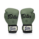 Боксерські рукавиці Fairtex BGV11, Зелені, 12 унцій (340г.) для спортсменів 60-80 кг. + бинти, фото 5