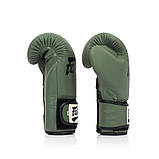 Боксерські рукавиці Fairtex BGV11, Зелені, 12 унцій (340г.) для спортсменів 60-80 кг. + бинти, фото 7