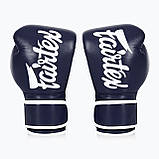 Боксерські рукавиці Fairtex BGV14, Сині, 14 унцій (397г.) для спортсменів 80-90 кг. + бинти, фото 5