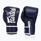 Боксерські рукавиці Fairtex BGV14, Сині, 14 унцій (397г.) для спортсменів 80-90 кг. + бинти, фото 6