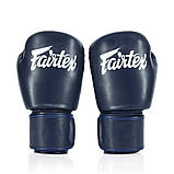 Боксерські рукавиці Fairtex BGV27, Сині, 16 унцій (454г.) для спортсменів 90-100 кг. + бинти, фото 5