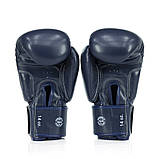 Боксерські рукавиці Fairtex BGV27, Сині, 16 унцій (454г.) для спортсменів 90-100 кг. + бинти, фото 6