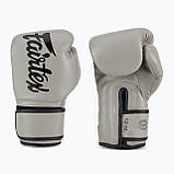 Боксерські рукавиці Fairtex BGV14, Сірі, 14 унцій (397г.) для спортсменів 80-90 кг. + бинти, фото 5