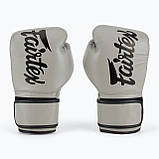 Боксерські рукавиці Fairtex BGV14, Сірі, 14 унцій (397г.) для спортсменів 80-90 кг. + бинти, фото 7