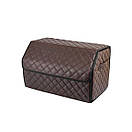 Сумка органайзер Beltex Еко шкіра S 35х30х30 коричнева/коричнева, фото 3