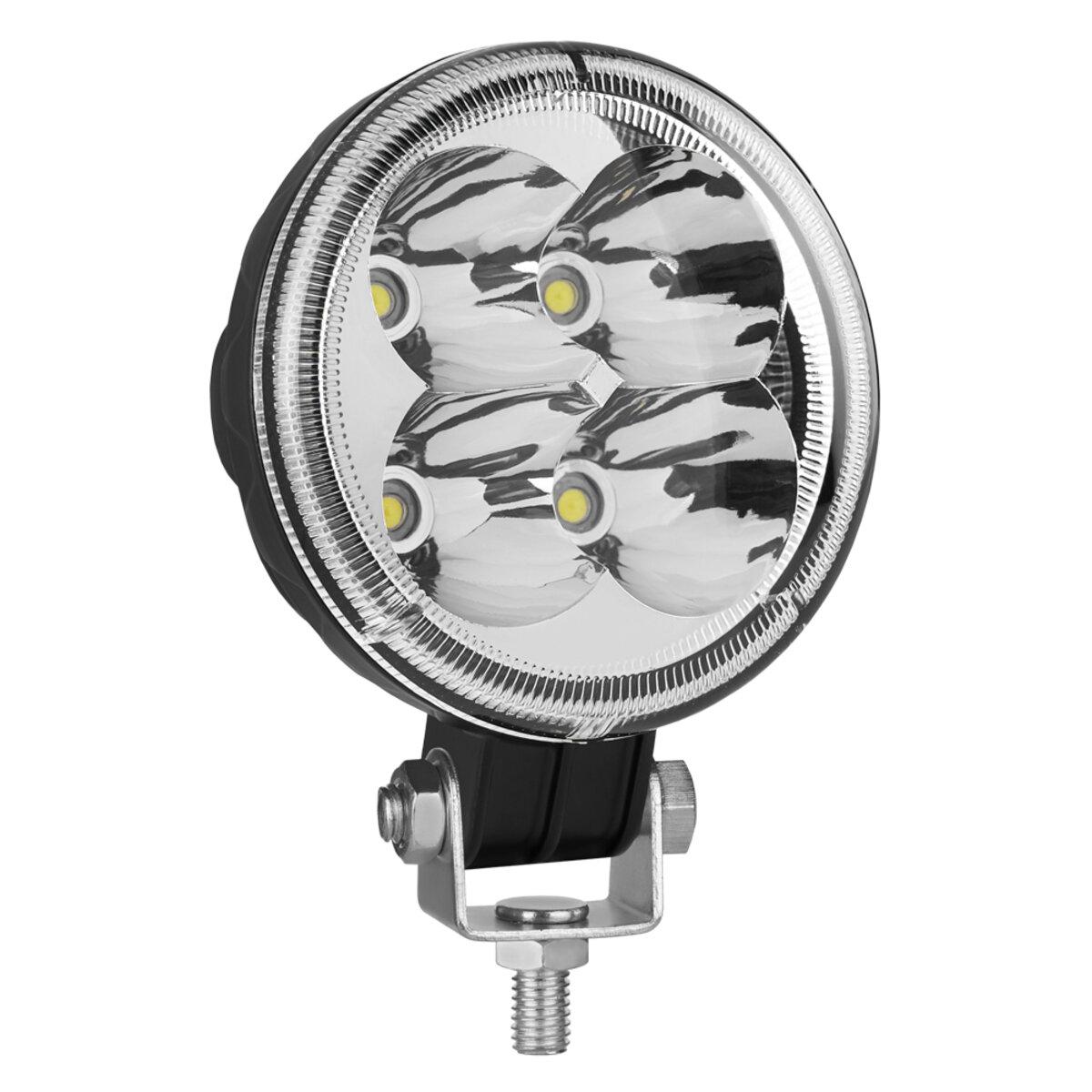 Фара світлодіодна Brevia EPISTAR Spot 10-30V, 12W (4x3W), 880Lm, 1шт, фото 1