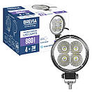 Фара світлодіодна Brevia EPISTAR Flood 10-30V, 12W (4x3W), 880Lm, 1шт, фото 7