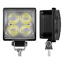 Фара світлодіодна Brevia ERISTAR 4D Spot 10-30V, 12W (4x3W), 880Lm, 1шт, фото 2