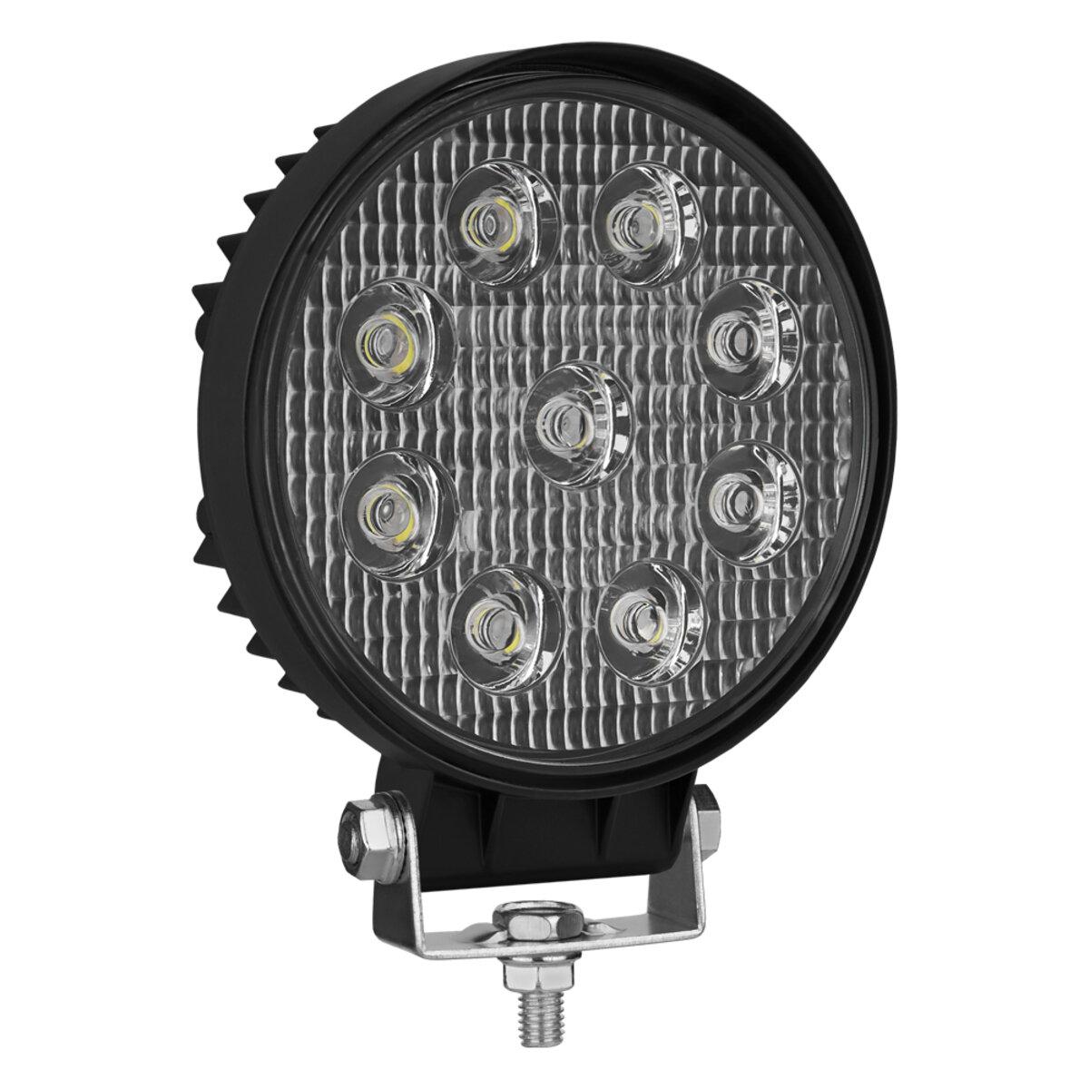 Фара світлодіодна Brevia EPISTAR Flood 10-30V, 27W (9x3W), 1980Lm, 1шт, фото 1