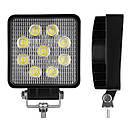 Фара світлодіодна Brevia EPISTAR Spot 10-30V, 27W (9x3W), 1980Lm, 1шт, фото 2