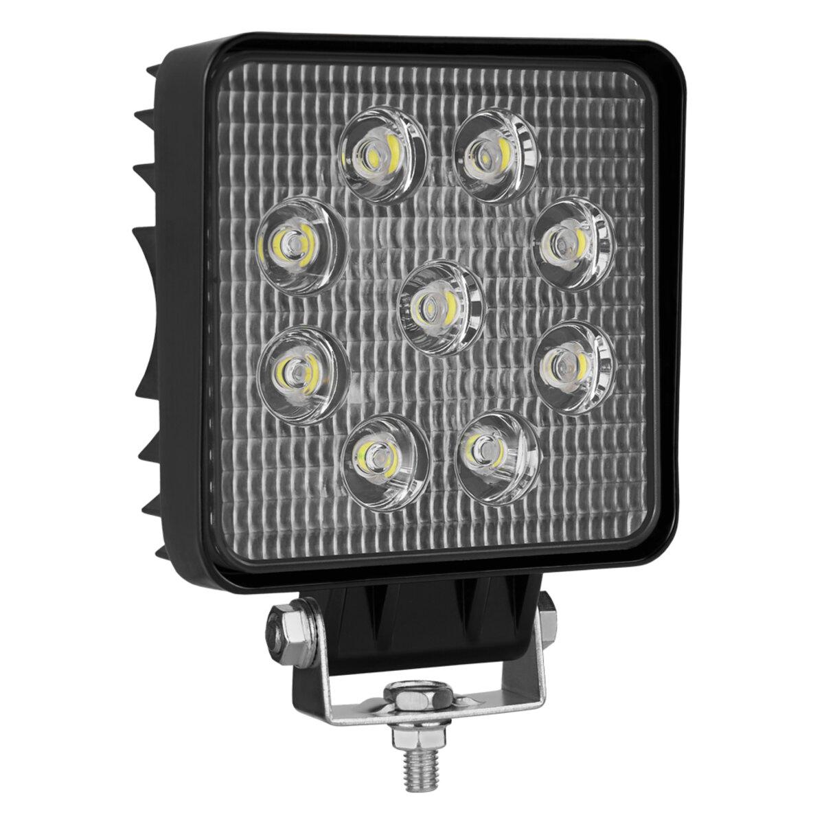 Фара світлодіодна Brevia EPISTAR Flood 10-30V, 27W (9x3W), 1980Lm, 1шт, фото 1