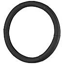 Чохол на кермо Carlife 37-39см, шкіра, чорний SW242M, фото 2