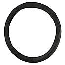 Чохол на кермо Carlife 37-39см, шкіра, чорний SW243M, фото 3