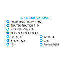 Викрутка Brevia з комплектом насадок для точних робіт 31в1, фото 2