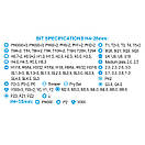 Викрутка Brevia з комплектом насадок для точних робіт 150в1, фото 2