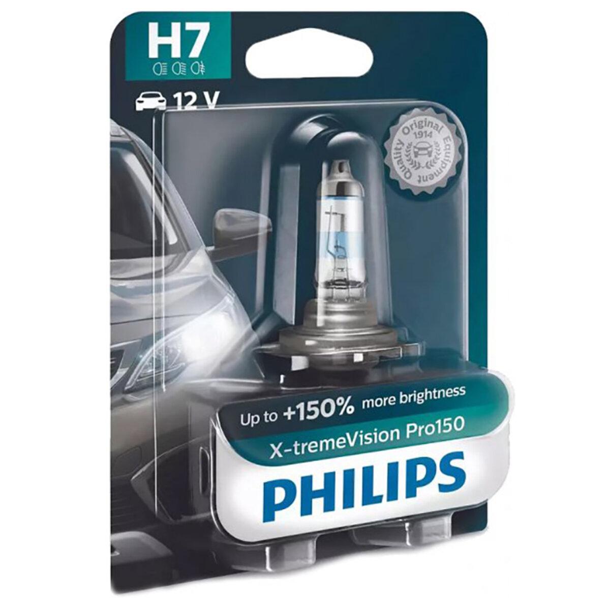 Галогенова лампа Philips H7 X-tremeVision Pro150 12V 55W PX26D, фото 1