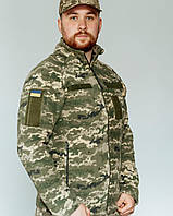 Флісова кофта піксель на замку 42-78 розміри