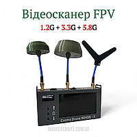Contra-Drone SENSE-3 — тридіапазонний відеосканер FPV-дронів 1.2 / 3.3 / 5.8 ГГц