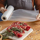 Комплект вакуумний пакувальник і рулони 2 шт. по 30 см Вакууматор Vacuum Sealer і рулони для вакуумування, фото 7