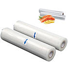 Пакети для вакууматора (2 шт.) 25 см x 5 м рифлені в рулоні для вакуумування харчових продуктів, фото 10
