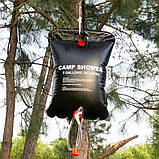 Душ для кемпінгу та дачі 20 л Easy Camp Solar Shower / Туристичний переносний душ / Похідний душ, фото 4