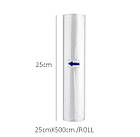 Пакети для вакууматора (3 шт.) 25 см x 5 м рифлені в рулоні для вакуумування харчових продуктів, фото 2