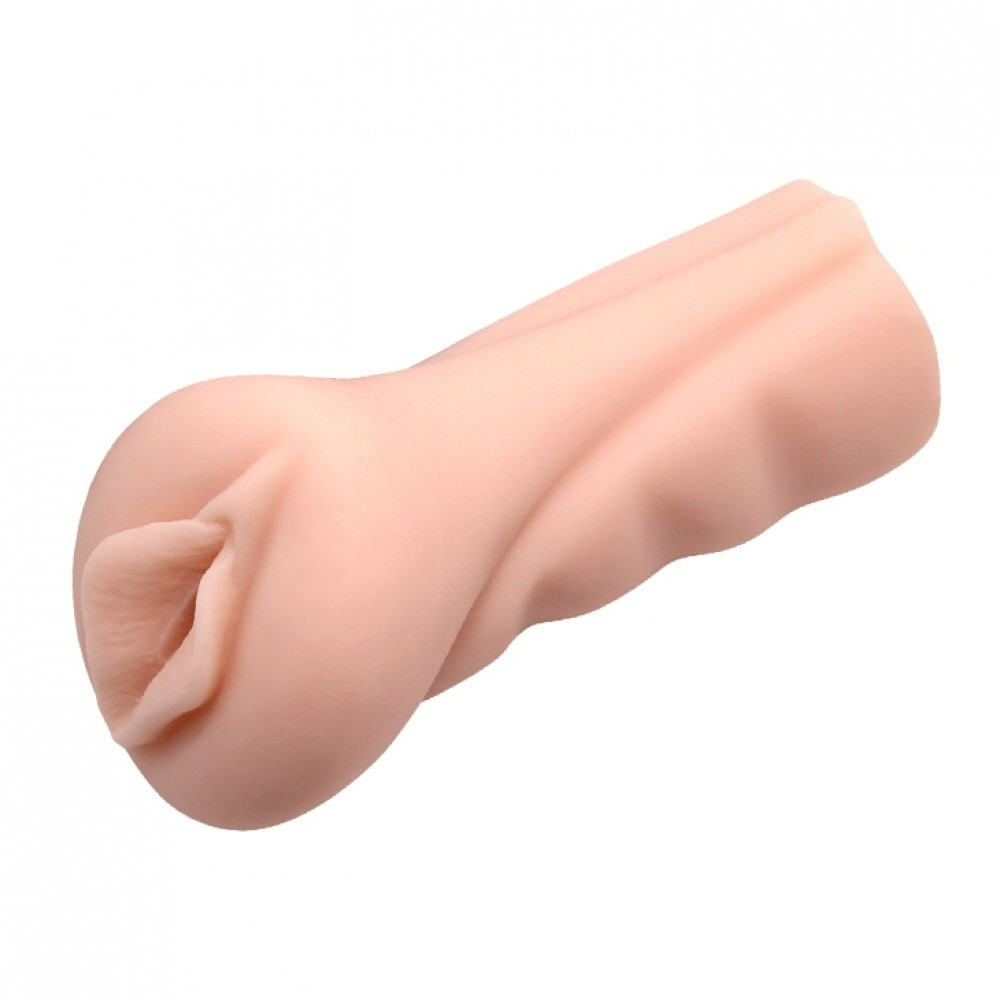 Мастурбатор вагіна реалістичний Baile бежевий, 13 х 7 см, фото 1