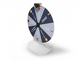 Настільне колесо фортуни з акрилу, діаметр колеса 300 мм (Ламінація: Без ламінації; )