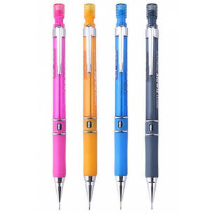 Олівець механічний Baoke НВ 0,7 мм, з грипом, з ластиком, асорті (PENCIL-BAO-ZD144), фото 2