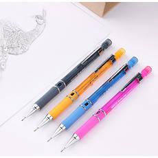 Олівець механічний Baoke НВ 0,7 мм, з грипом, з ластиком, асорті (PENCIL-BAO-ZD144), фото 3