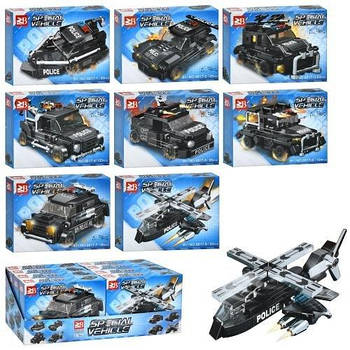 Конструктор транспорт Поліція від 90 деталей 6817 G-Rich