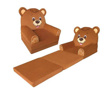 Крісло трансформер Ведмедик (Коричневий) 10.24.00 G-Rich