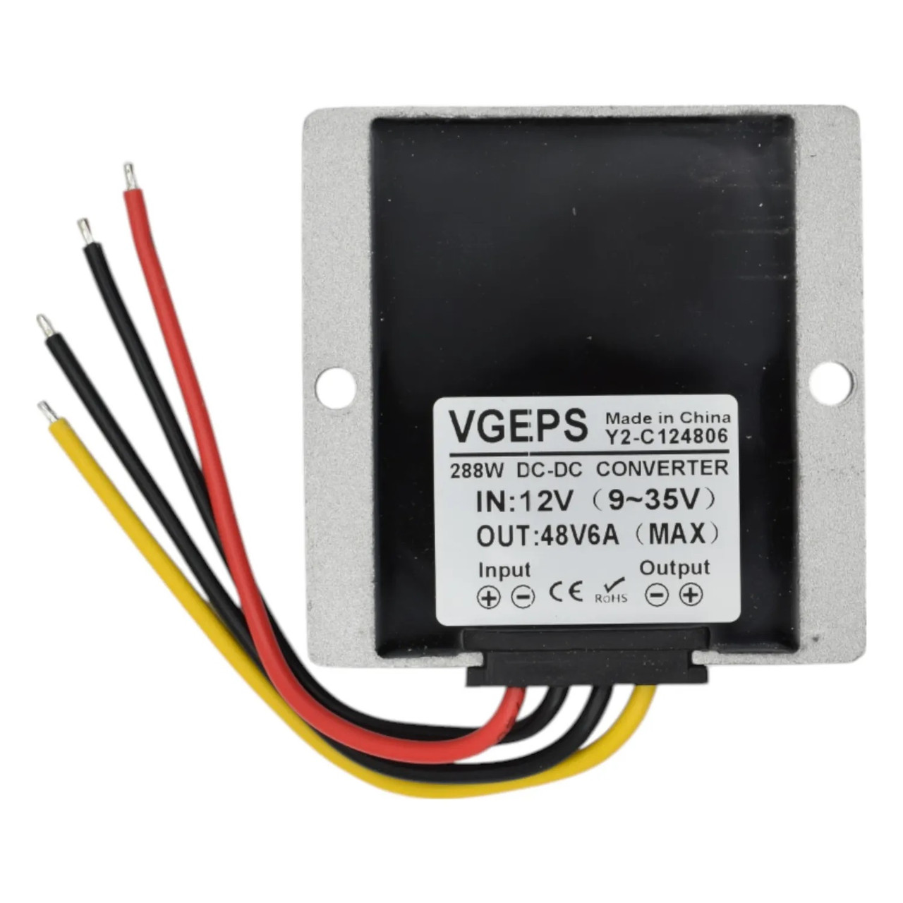 Підвищуючий перетворювач напруги 10-25V to 48V 288W 6А, Step-Up DC-DC конвертер, Y2-C124806