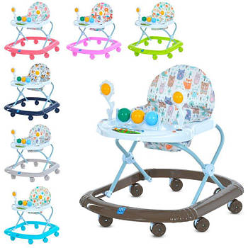 Дитячі ходунки музичні, колеса 8 шт M5033-1 G-Rich