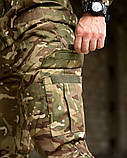 Польовий костюм GECKTAR мультикам з утяжками і кишенями ДЛ6409 ТМ, фото 8