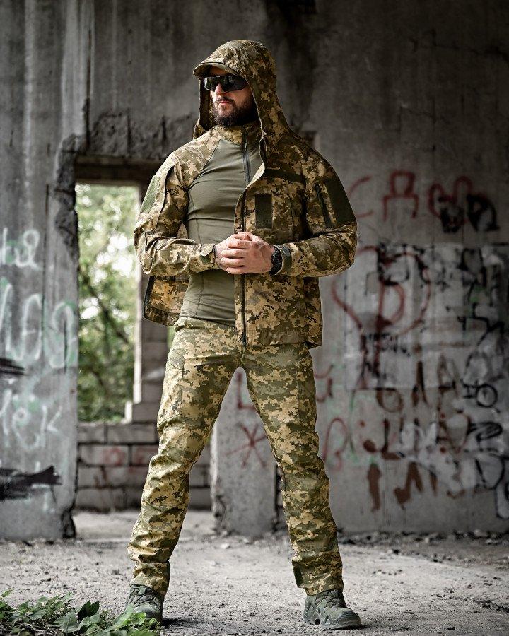 Польовий костюм DONBASS 3в1 піксель з курткою, штанами та убаксом РП7390 ТМ, фото 1