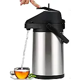 Помповий термос вакуумний EDENBERG 3 л, фото 2