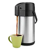 Помповий термос вакуумний EDENBERG 3 л, фото 4