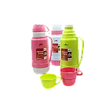 Вакуумний термос зі скляною колбою EDENBERG 1800 мл з чашкою, фото 2