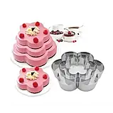 Набір для випічки торта FRICO 3 шт форма квітки, фото 2