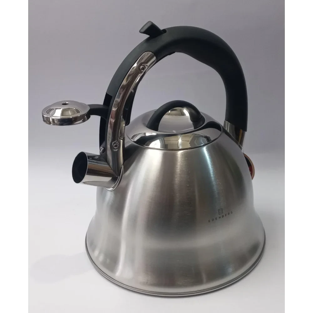 Чайник зі свистком EDENBERG  3,0 л матовий корпус, фото 1